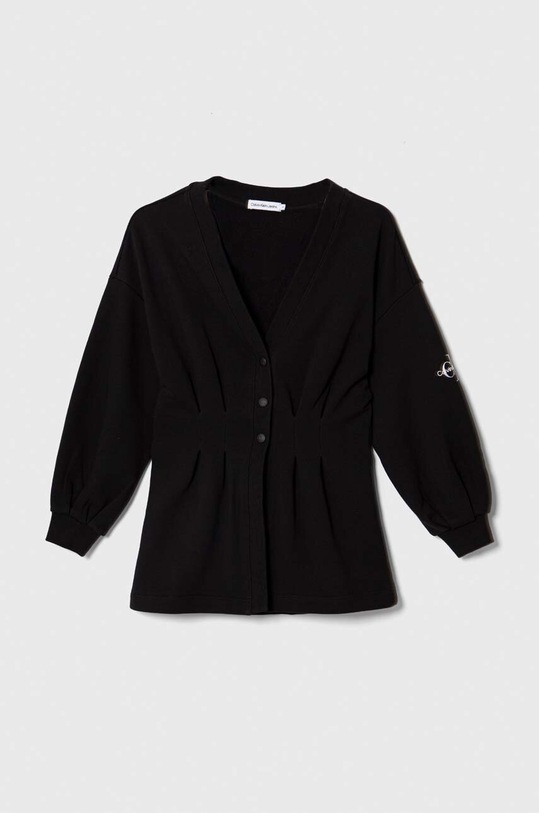 Calvin Klein Jeans bluza bawełniana dziecięca bawełna czarny IG0IG02141.9BYX