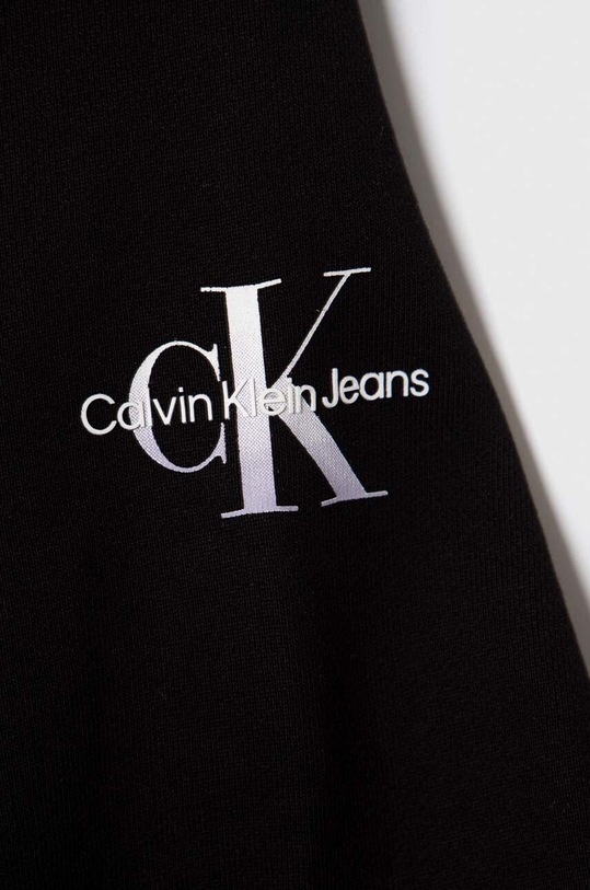 Dziewczynka Calvin Klein Jeans bluza bawełniana dziecięca IG0IG02141.9BYX czarny