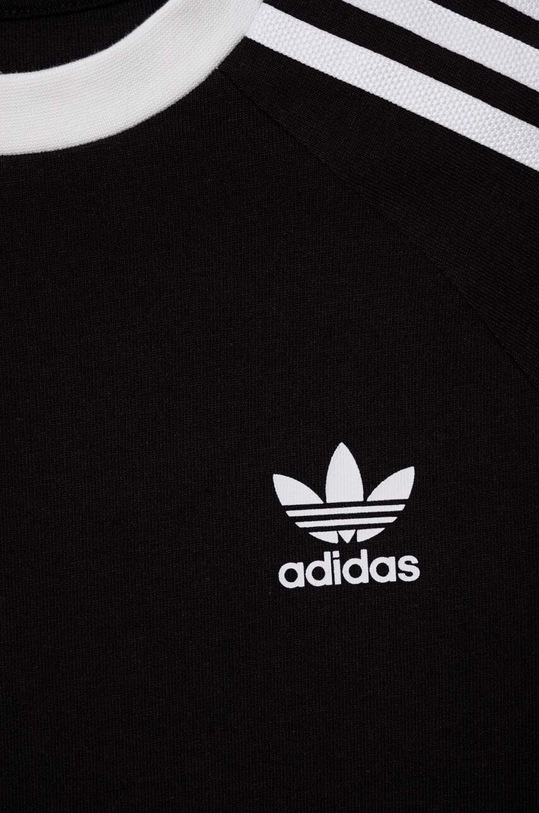Dievča Dievčenské bavlnené šaty adidas Originals IM3902 čierna