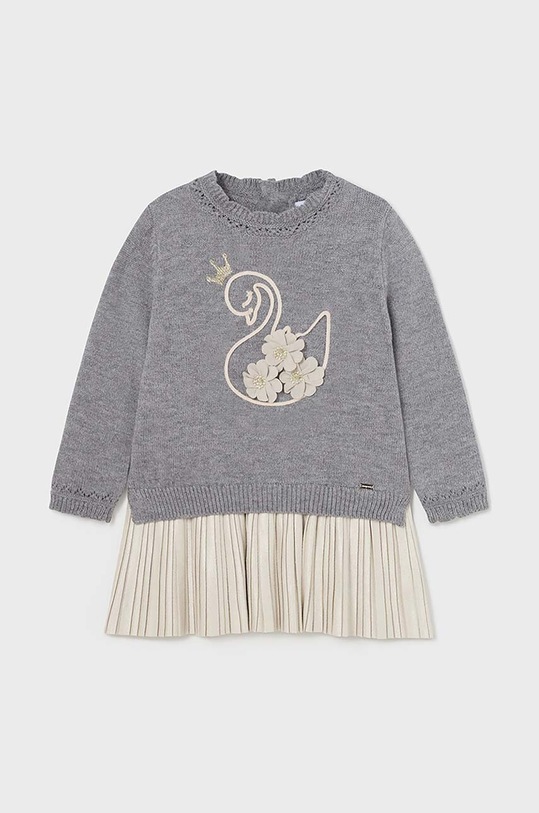 Mayoral sukienka niemowlęca tkanina szary 2975.4B.Baby.9BYX