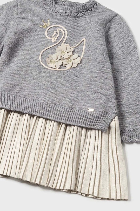 Dziewczynka Mayoral sukienka niemowlęca 2975.4B.Baby.9BYX szary