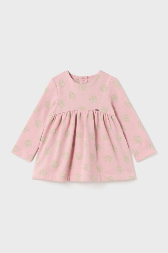 Mayoral sukienka niemowlęca wzorzyste różowy 2988.4G.Baby.9BYX