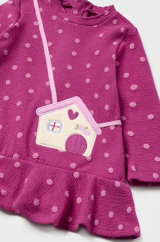 Dziewczynka Mayoral sukienka niemowlęca 2991.4L.Baby.9BYX fioletowy