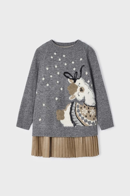 Mayoral sweter dziecięcy 4923.6D.Mini.9BYX szary AW23