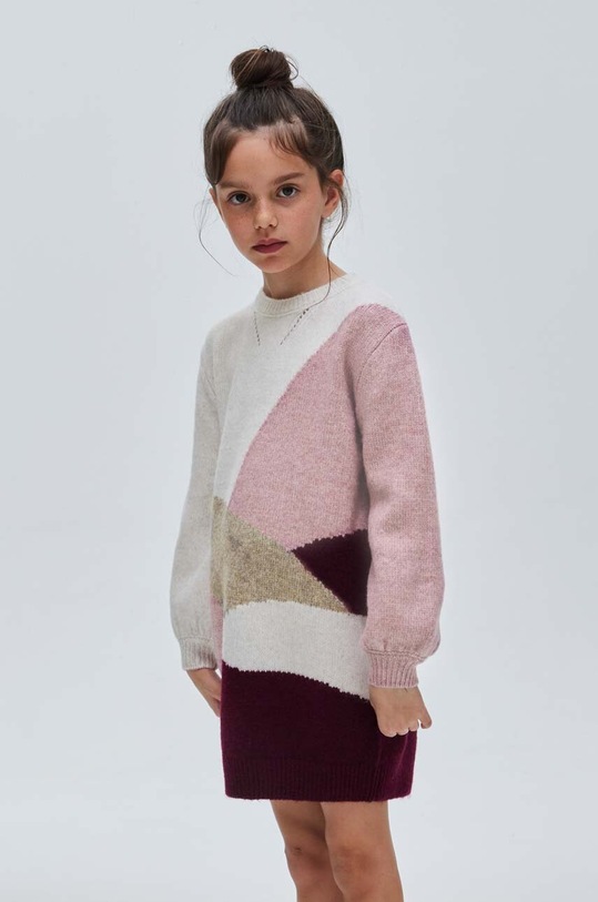 Dziewczynka Mayoral sukienka dziecięca 7963.8D.Junior.9BYX fioletowy