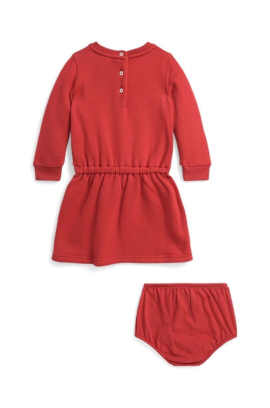 Polo Ralph Lauren vestito neonato 310920454001 rosso AW23