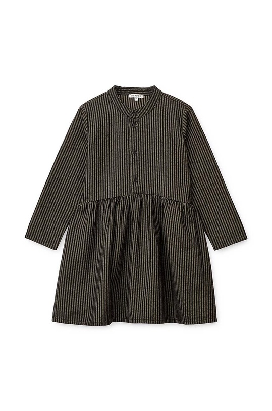 Хлопковое детское платье Liewood LW18020 серый AW23