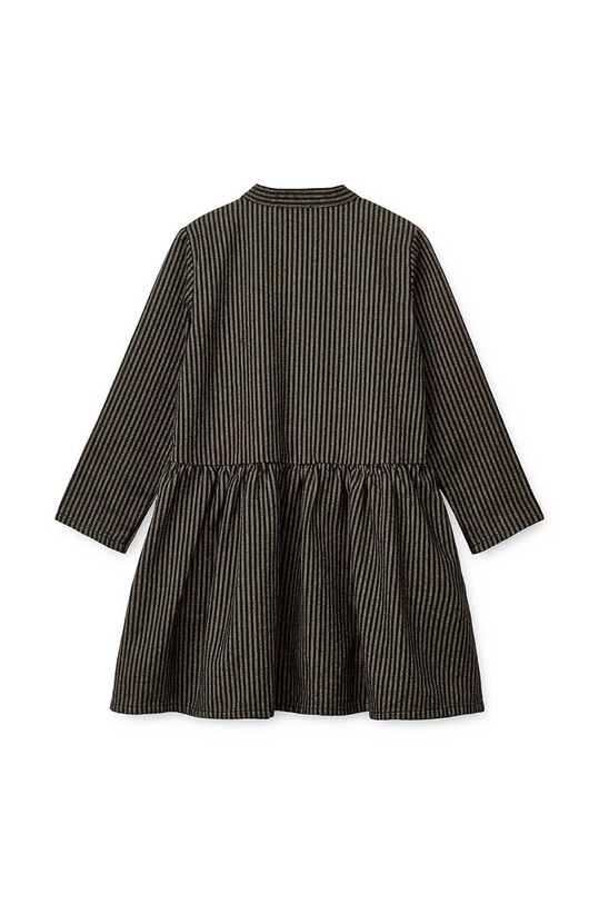 Девочка Хлопковое детское платье Liewood LW18020 серый