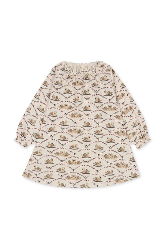 Konges Sløjd sukienka dziecięca KS6348 beżowy AW23