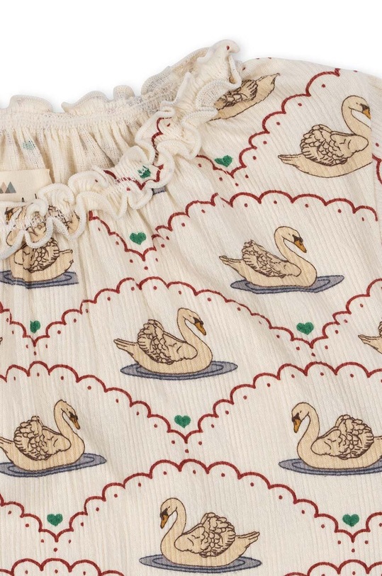 Konges Sløjd sukienka dziecięca beżowy KS6348