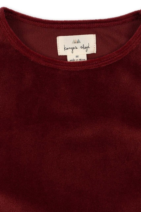 Konges Sløjd sukienka dziecięca bordowy KS6419