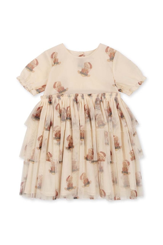 Konges Sløjd sukienka dziecięca KS6469 beżowy AW23