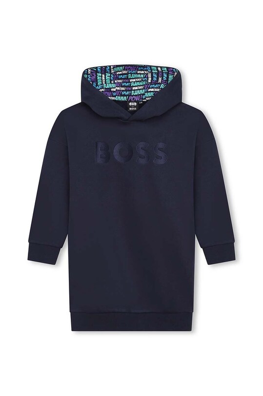 Детское платье BOSS J50895.162.174 тёмно-синий AW23