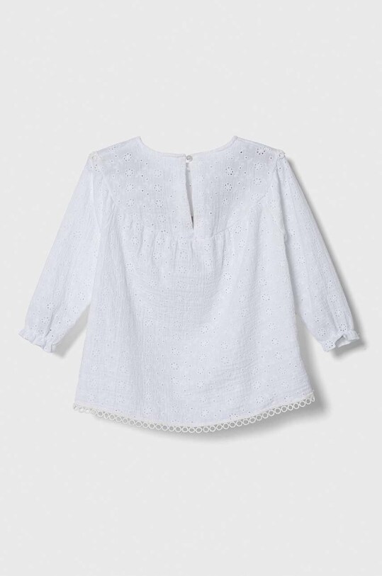 Дитяча бавовняна сукня Jamiks JOVITE.or.Suki.JZG256.G білий AW23