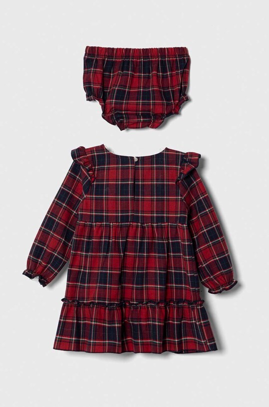 Дитяча бавовняна сукня Jamiks NANEA.Komplet.JZG342.G червоний AW23