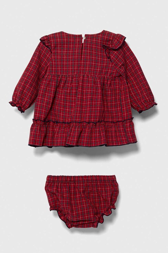 Детское хлопковое платье Jamiks NANEA.Komplet.JZG342.G красный AW23