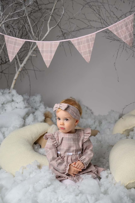 Jamiks sukienka bawełniana dziecięca NANEA.Sukienka.JZG083.G