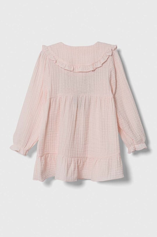 Детское хлопковое платье Jamiks TAHIRA.or.Suki.JZG332.G розовый AW23
