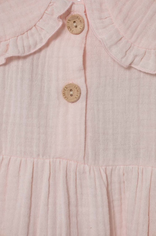 Девочка Детское хлопковое платье Jamiks TAHIRA.or.Suki.JZG332.G розовый
