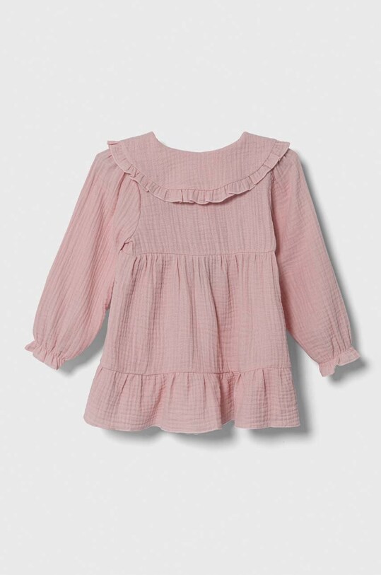 Дитяча бавовняна сукня Jamiks TAHIRA.or.Suki.JZG332.G рожевий AW23