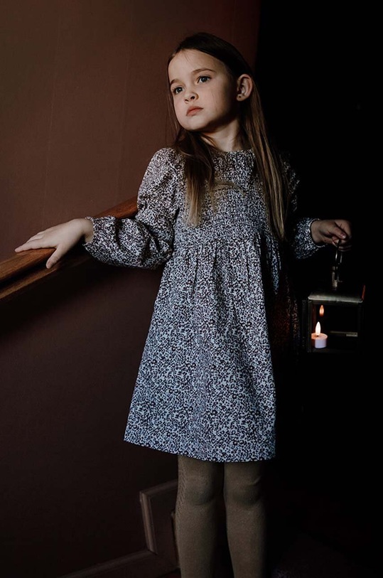 Dziewczynka That's mine sukienka bawełniana dziecięca 024628 Brianna Dress 024628 niebieski