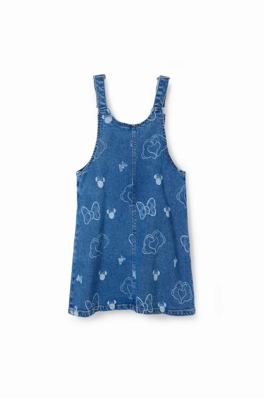 Desigual rochie din denim pentru copii x Disney 23WGVD01 albastru AW23