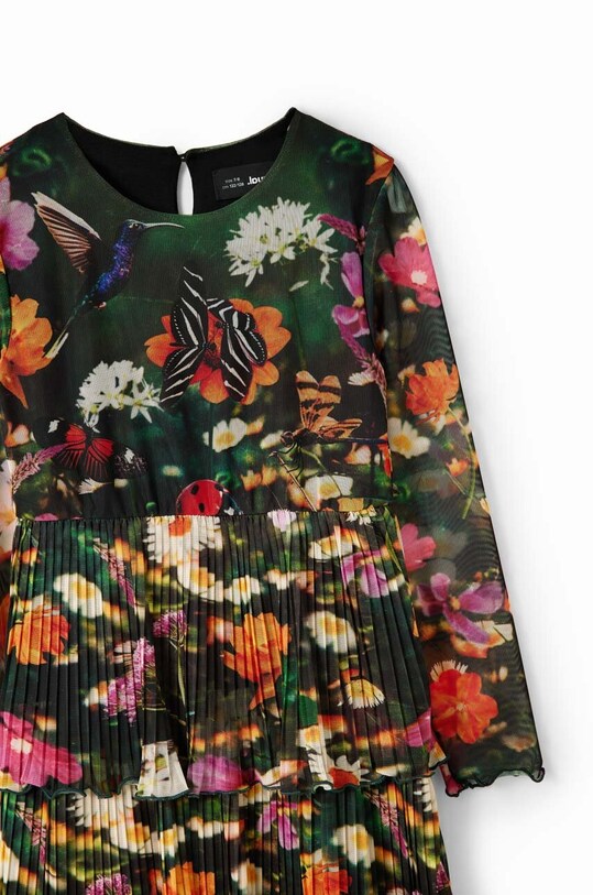 Desigual sukienka dziecięca zielony 23WGVK12