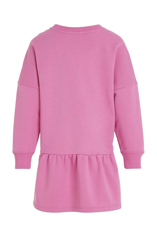 Момиче Детска памучна рокля Calvin Klein Jeans IG0IG02227.9BYX виолетов