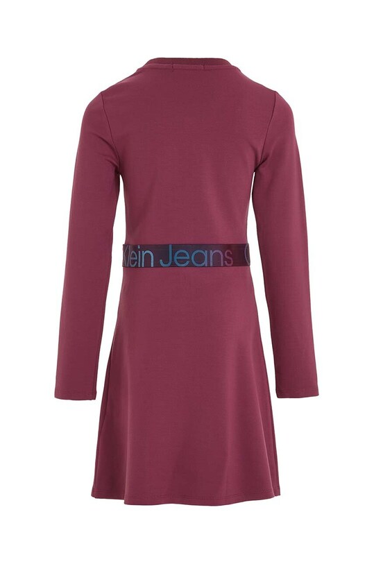 Dziewczynka Calvin Klein Jeans sukienka dziecięca IG0IG02230.9BYX fioletowy