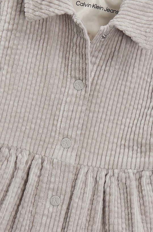 BIMBA Calvin Klein Jeans vestito di cotone bambina IN0IN00122.G.9BYX beige