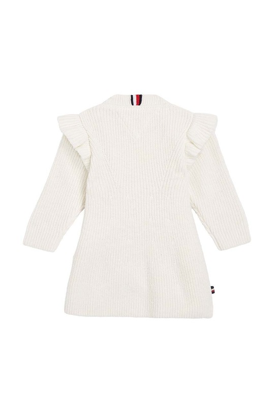 Haljina za bebe Tommy Hilfiger KN0KN01739.9BYX bijela AW23