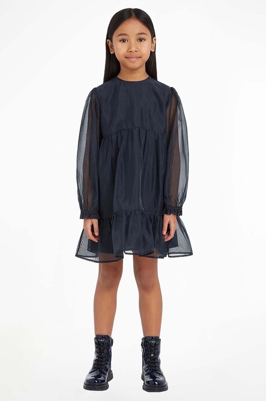 Детска рокля Tommy Hilfiger овално тъмносин KG0KG07568.74.122.9BYX