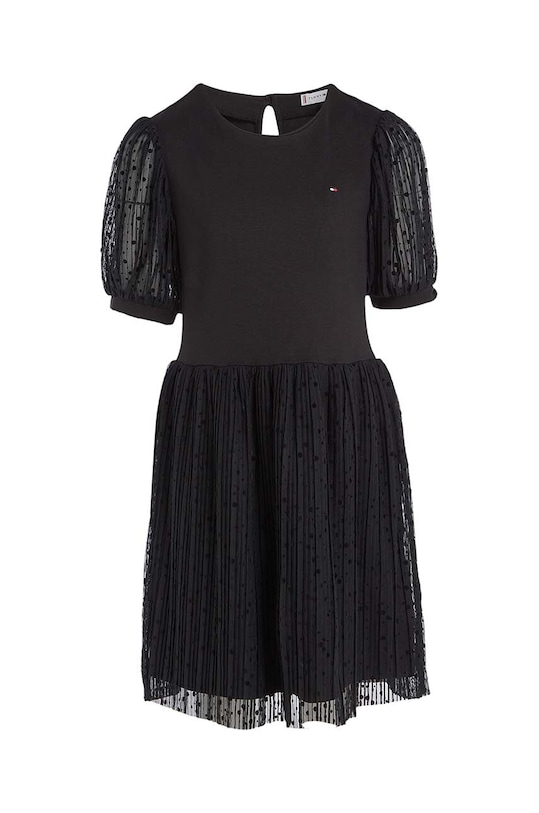 Детска рокля Tommy Hilfiger KG0KG07671.128.176.9BYX черен AW23