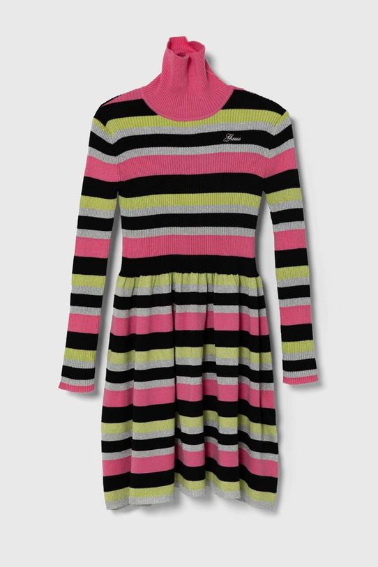 Guess sukienka dziecięca rozkloszowany multicolor J3BK15.Z39U0.9BYX