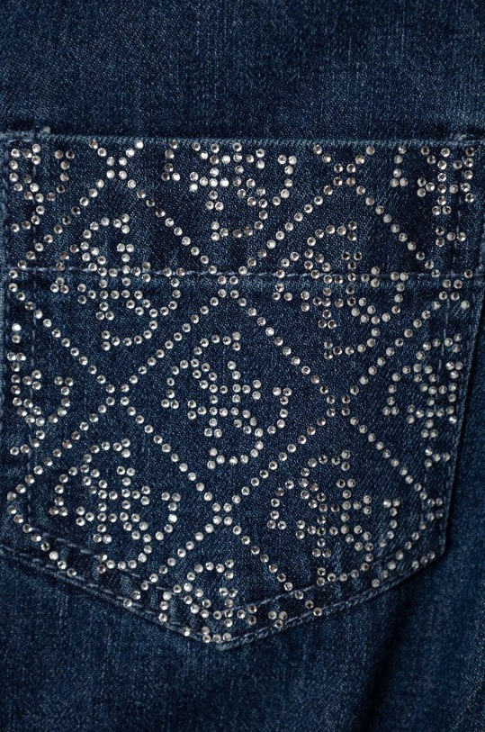 Dziewczynka Guess sukienka jeansowa dziecięca J3BK21.D4EU0.9BYX niebieski