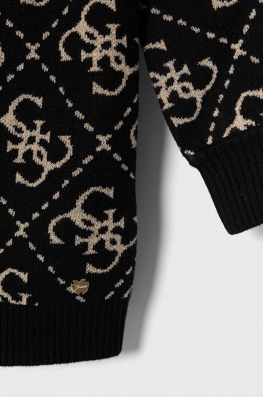 Deklice Otroška obleka iz volnene mešanice Guess K3BK28.Z39N0.9BYX črna