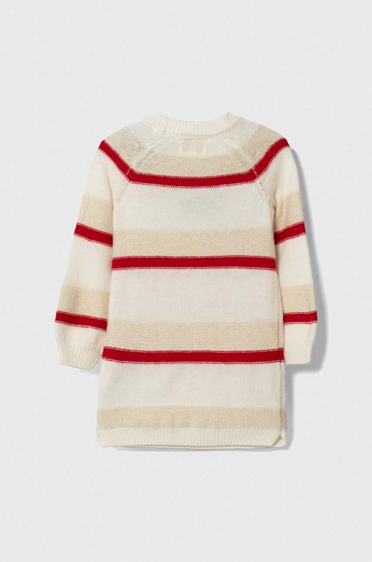 Guess sukienka z domieszką wełny dziecięca K3BK29.Z2V70.9BYX beżowy AW23