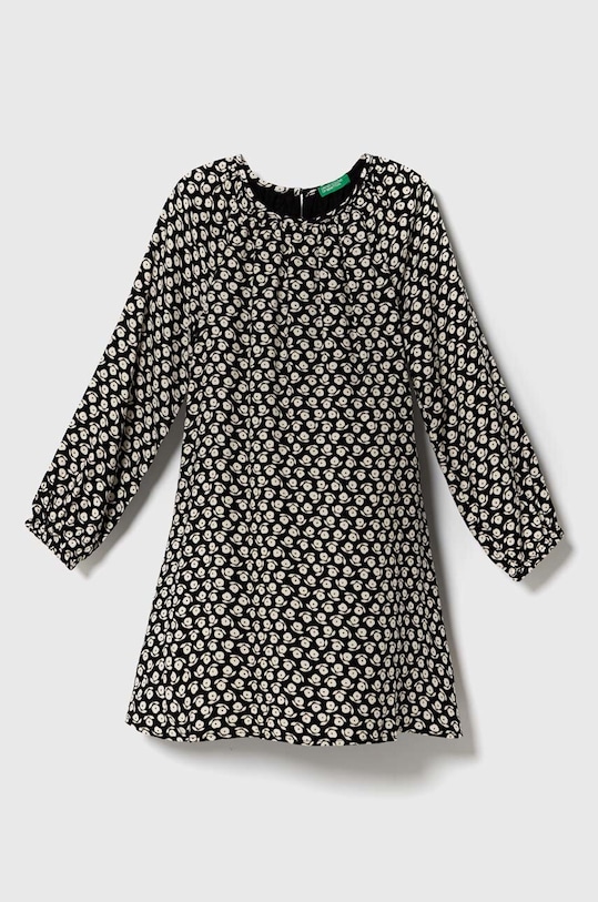 United Colors of Benetton rochie fete mini negru 4FKJCV01Z.G.SEASONAL