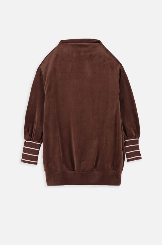 Coccodrillo sukienka dziecięca ZC3129101PUJ PEPPED UP JUNIOR z elastanem brązowy ZC3129101PUJ