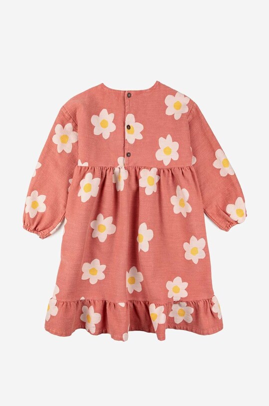 Fete Bobo Choses rochie din bumbac pentru copii 223AC106 roz