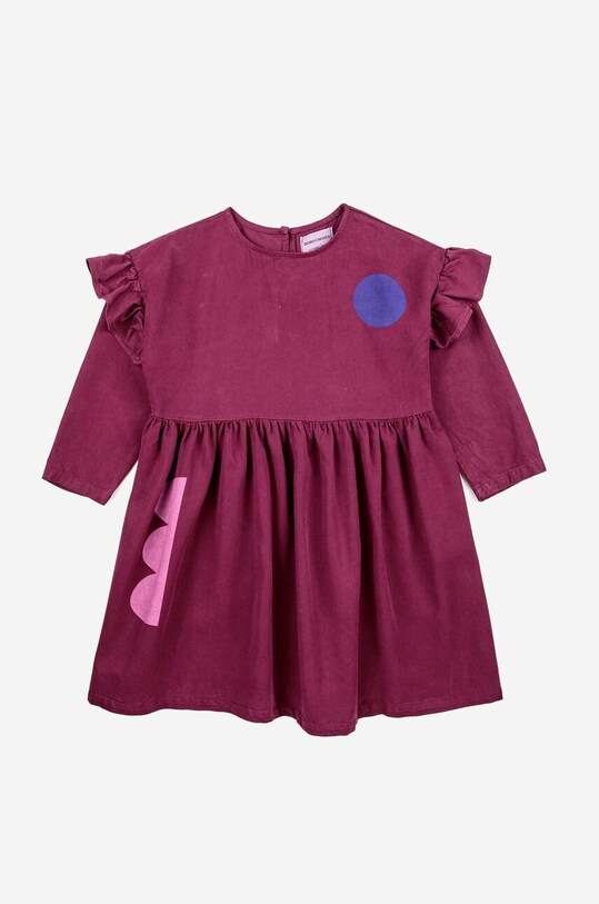 Детское платье Bobo Choses 223AC108 фиолетовой AW23