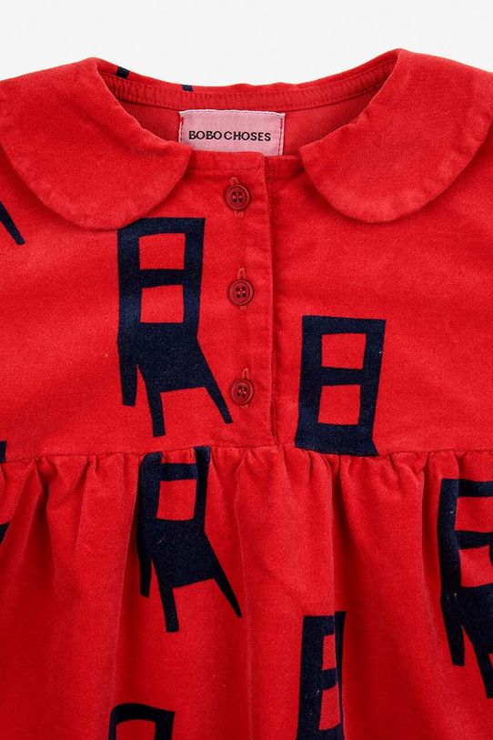 Bobo Choses sukienka niemowlęca czerwony 223FB006