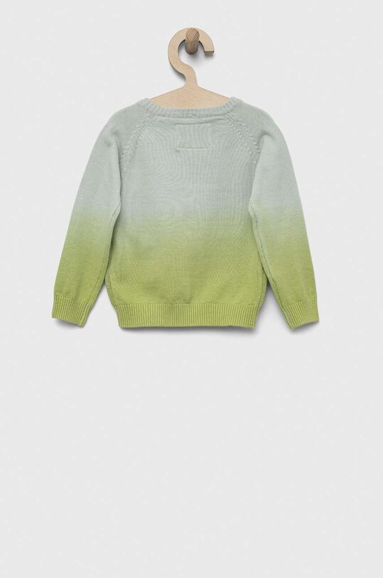 Бавовняний светр для немовлят Guess I3YR00.Z2NN0.9BYX зелений AW23