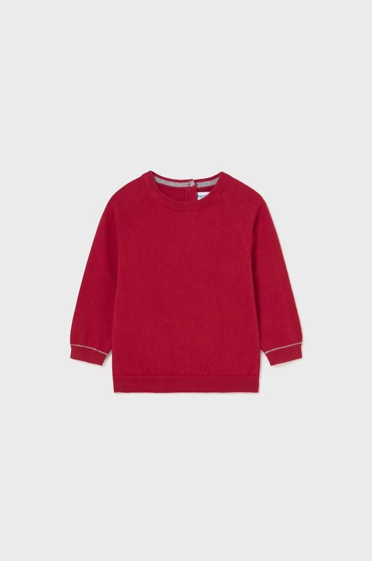 Mayoral sweter bawełniany niemowlęcy pozostałe czerwony 309.3C.Baby.9BYX