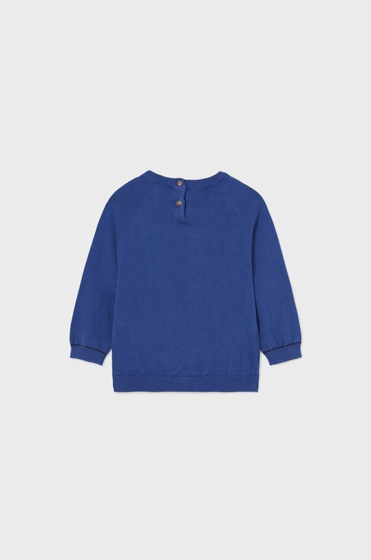 Dětský bavlněný svetr Mayoral 309.3C.Baby.9BYX modrá AW23