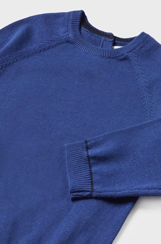 CHLAPEC Dětský bavlněný svetr Mayoral 309.3C.Baby.9BYX modrá