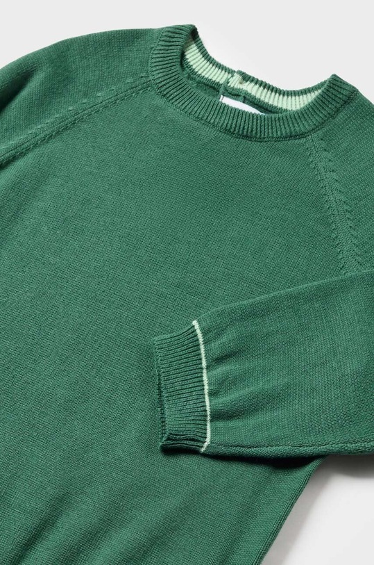 Chłopiec Mayoral sweter bawełniany niemowlęcy 309.3C.Baby.9BYX zielony