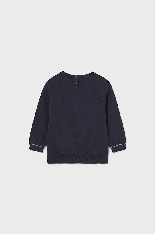 Mayoral sweter bawełniany niemowlęcy 309.3C.Baby.9BYX czarny AW23