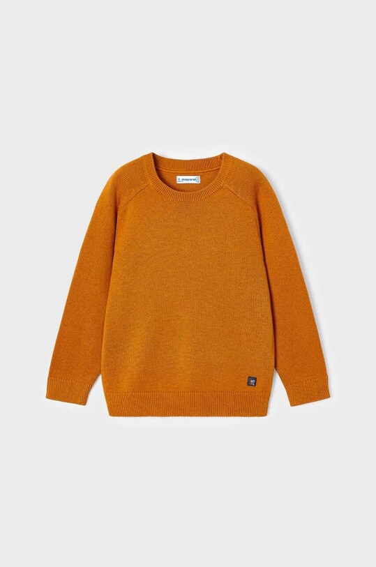 Mayoral sweter z domieszką wełny dziecięcy z domieszką wełny żółty 311.5A.Mini.9BYX