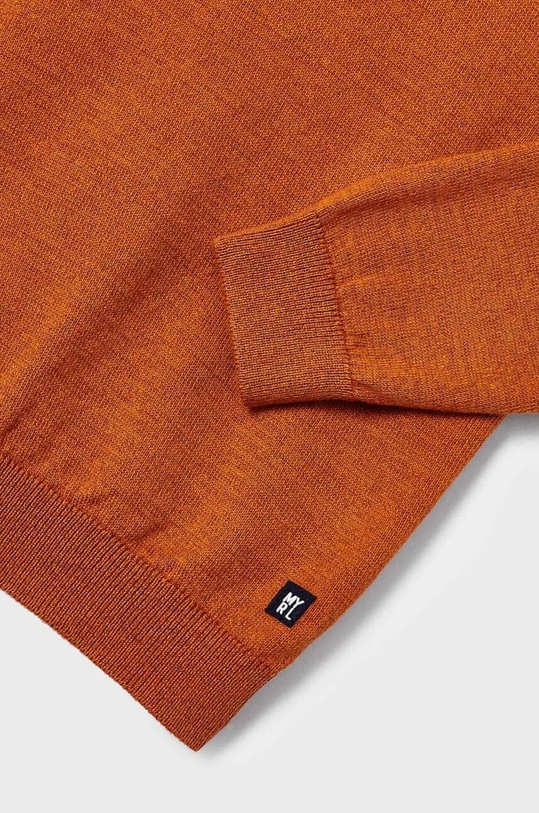 Chłopiec Mayoral sweter bawełniany dziecięcy 323.5D.Mini.9BYX pomarańczowy